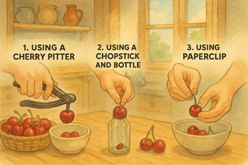 How to Pit Cherries
