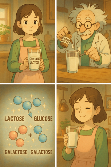 why is lactose free milk sweet