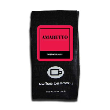 Amaretto Flavored Coffee, Specialty Arabica Coffee, Medium Roast, 12 ounce, Automatic Drip (Ground)