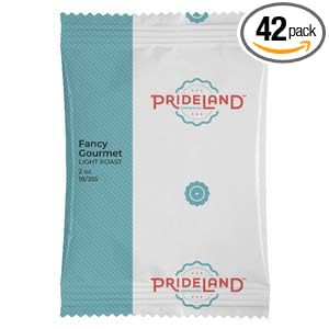 Prideland Fancy Gourmet Ground Coffee 2oz. Portion Size Bags (Bulk 42 Count)