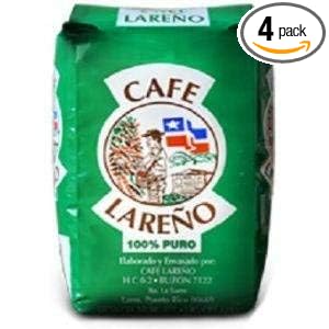 Cafe Lareño - Ground Puerto Rican Coffee - VALUE PACK - 8 oz Bag (Count of 4)