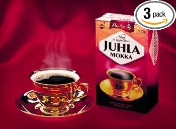 Paulig Juhla Mokka Coffee 500g Bag 3 Pack Imported From Finland