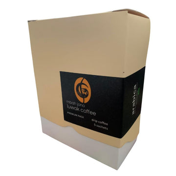 Generic Mbah Jono Wild Luwak Arabica Coffee Drip - Premium Pack - 5 Drip Bag per Box
