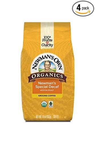 Newman's Own Organics Newman's Special Blend, Ground Coffee, Medium Roast, Bagged 10 oz (Pack of 4)