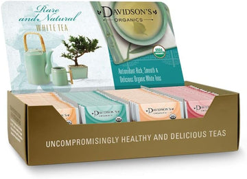 Davidson's Tea Single Serve Assorted White Teas, 11-Ounce Bag