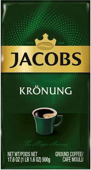 Jacobs Kronung Ground Coffee 500 Gram / 17.6 Ounce (Pack of 1)