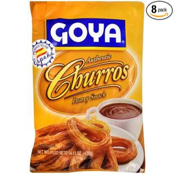 Goya Churros Pastry Snack, 14.11 Ounce -- 8 per case.
