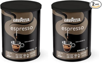Lavazza Caffe Espresso Ground Coffee Blend, Medium Roast, 8 oz (Pack of 2)