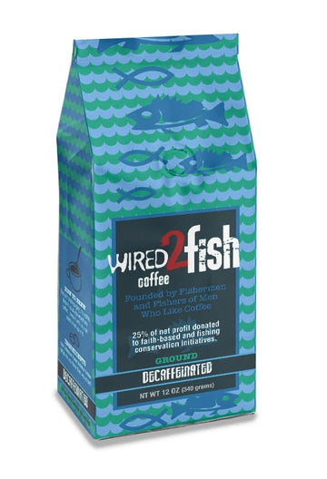 Wired2fish Coffee Medium Roast, Decaf, ground