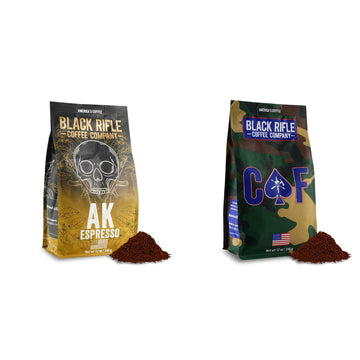 Black Rifle Coffee Company, Medium Roast Ground Coffee Variety 2 Pack, 12 OZ Bag