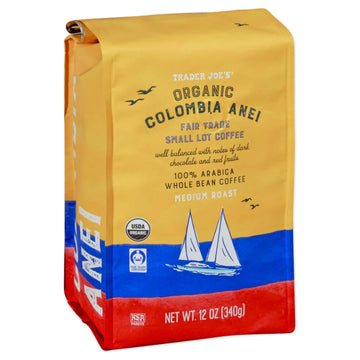 Trader Joe's Organic Colombia Anei Fair Trade Small Lot Coffee