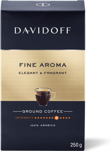 Davidoff Cafe Fine Aroma Ground Coffee, 8.8 Ounce Package