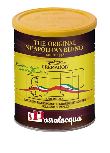 Passalacqua Cremador Ground Coffee - 70% Arabica Premium Medium Dark Roast (250g)