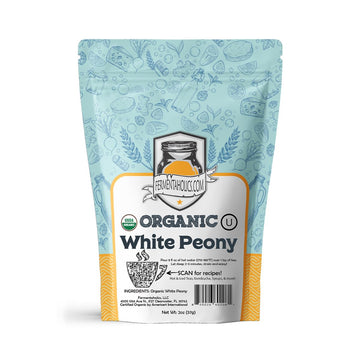Fermentaholics USDA Certified Organic Loose Leaf White Peony Tea - Perfect For Kombucha Brewing