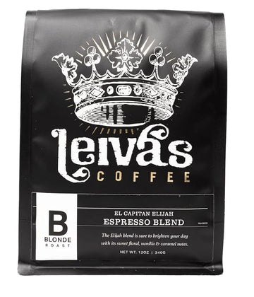 LEIVA'S COFFEE - Ground Blonde Espresso - El Capitan Elijah - Micro-Lot Guatemalan - Caramel, Citrus, Floral - Smooth & Low Acidity - 8oz
