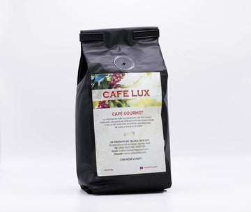 Cafe Lux Gourmet Ground Medium Roast Coffee - Made in Haiti - From Jacmel/Thiotte Moutains - 270 grams