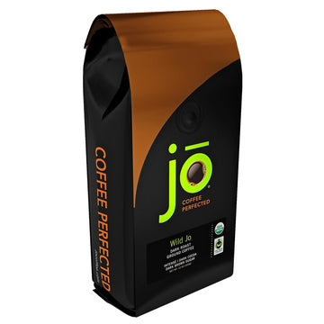 WILD JO: 12 oz, Dark French Roast Organic Coffee, Ground Coffee, Bold Strong Rich Wicked Good Coffee! Great Brewed or Cold Brew, USDA Certified Fair Trade Organic Arabica Coffee, NON-GMO Gluten Free