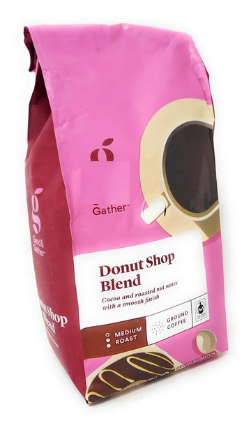 Donut Shop Blend Medium Roast Ground Coffee 12oz/340g (Pack of 1)