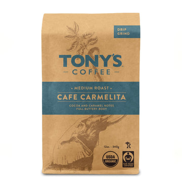 Tony's Coffee Cafe Carmelita Drip Grind Coffee, 12 oz