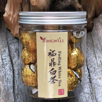 YongWell 2014 Premium Grade Dragon Pearl White Tea (18 Teaballs)