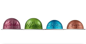 VLine Master Origin Variety Pack : MEXICO, COLOMBIA, ETHIOPIA, COSTA RICA, 40 Coffee capsules
