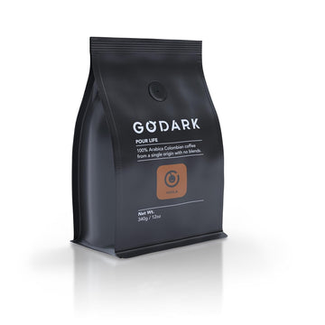 Colombian Caturra Coffee from Huila Region, Buenavista Farm, Medium Roast, 1 bag, Ground.