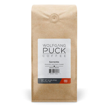 Wolfgang Puck Coffee Sorrento, Whole Bean, 1 Pound, (Pack of 6)
