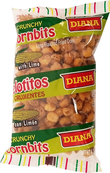 Prodiana Cornbits Lime Snack 4.30 oz - Elotitos con Limon (Pack of 7)