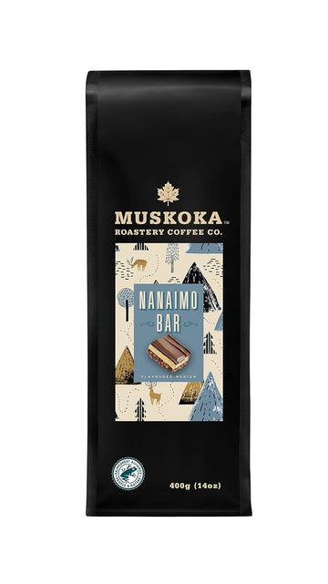 Muskoka Roastery Coffee, Nanaimo Bar, Medium Roast, Ground Coffee, 400g