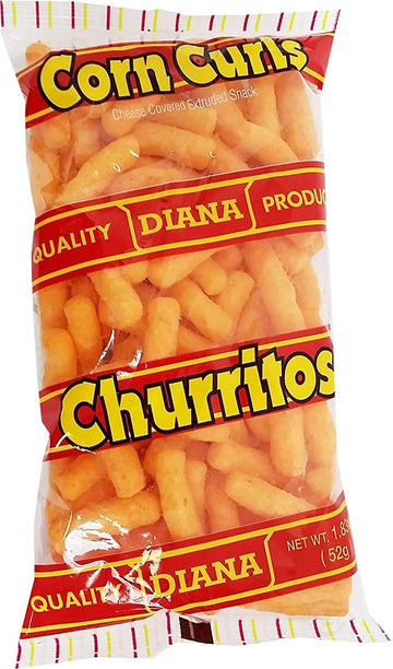 Prodiana Corn Curl Snack 1.83 oz - Churritos (Pack of 1)