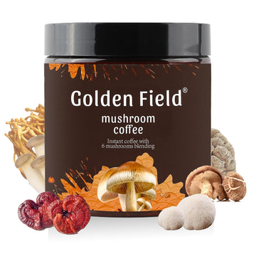 Mushroom Coffee | Mushroom Coffee Alternative with Lion’s Mane, Reishi, Turkey Tail & More |CONTAINS COCONUT MILK | 6.35 Oz / 180g (30 Servings)