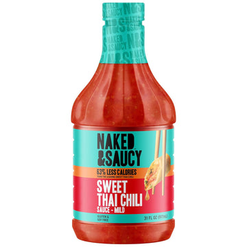 Naked & Saucy Low Sugar Sweet Thai Chili Sauce, Gluten-Free, Soy-Free, Vegan, Paleo, 31 fl oz