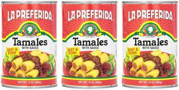 La Preferida Tamales Beef & Pork, 15 Oz (24)