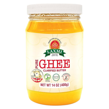 Laxmi Natural Traditional Indian Style Pure Cow Ghee - 16oz
