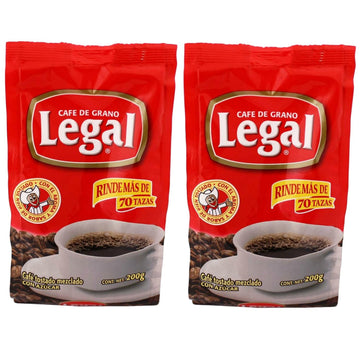 Cafe Legal Mexican Ground Coffee 7 Ounces (Pack of 2) - Cafe Legal Mexicano (Pack of 2)