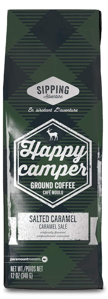 Paramount Roasters Ground Coffee (Happy Camper, Salted Caramel, Flavored Coffee)