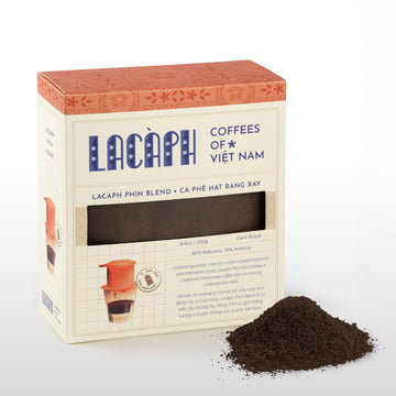 LACÀPH PHIN BLEND - Vietnamese Coffee with 85% Robusta 15% Arabica - Ground Coffee