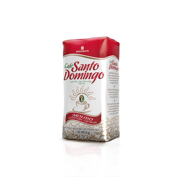 Café Santo Domingo, 16 oz Bag, Ground Coffee, Medium Roast - Product from the Dominican Republic (Pack of 1)
