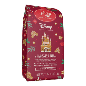 Joffrey's Disney Princess Gingerbread Castle Flavored Coffee, Medium Roast (Ground, 11oz)