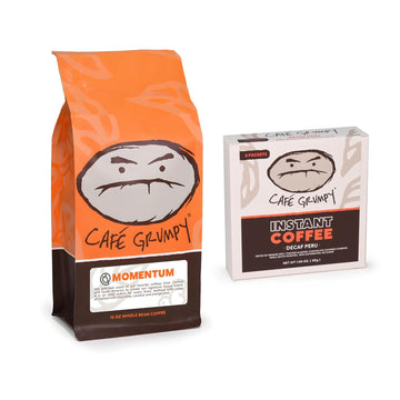 Café Grumpy Coffee Collection: Momentum Whole Bean & Decaf Instant Pack