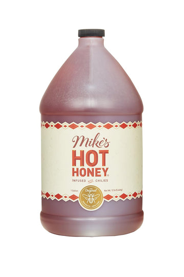 Mike's Hot Honey, America's #1 Brand of Hot Honey, Spicy Honey Infused with Chili Peppers, Certifiied-Kosher, Gluten-Free, Paleo-Friendly, Sweet Heat, Perfect for Hot Sauce Lovers (192oz Jug, 1 Pack)