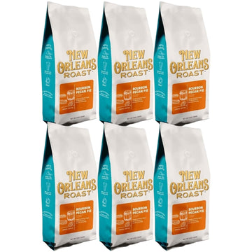 New Orleans Roast - Bourbon Pecan Pie Ground Coffee 12oz (Pack of 6)
