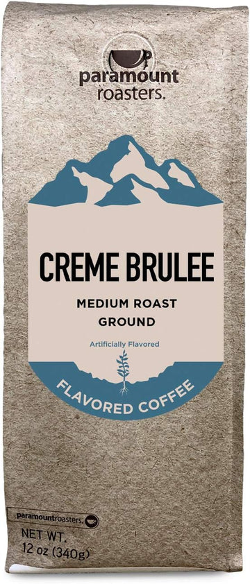 Paramount Roasters, Creme Brulee Flavored Ground Coffee, 12oz Medium Roast (Paramount Coffee Company)
