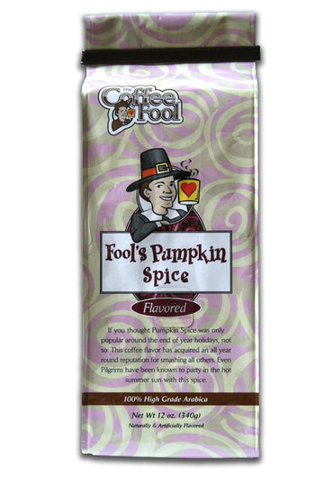 The Coffee Fool Drip Grind Coffee, Fool's Pumpkin Spice, 12 Ounce