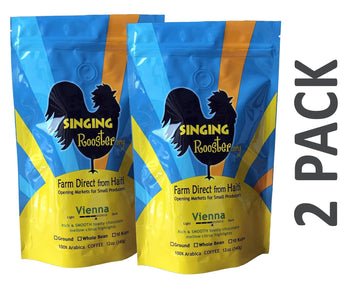 Haitian Coffee, Medium-Dark/Vienna Whole Bean, 2-pack