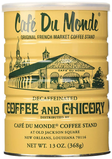 Cafe Du Monde Coffee and Chicory Decaffeinated, 13 Ounce, 3 Pack