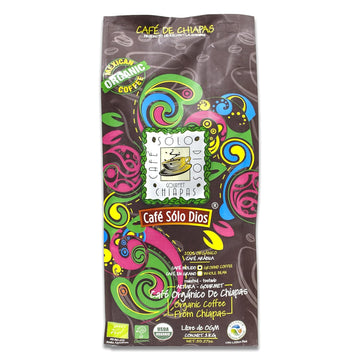 Café Solo Dios Organic Medium Roast Ground Coffee - 2.2 LB