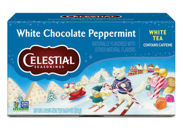 Celestial Seasonings White Chocolate Peppermint White Tea Bags, 20 Tea Bags