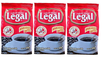 Cafe Legal Ground Coffee from Mexico - 14.10 oz / 400 gr - 3 Pack