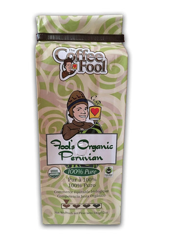 Coffee Fool's Organic Fair Trade Peruvian (Strong Drip Grind)
